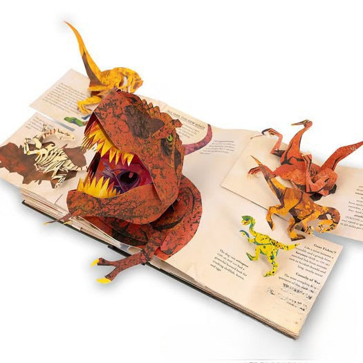 🦖3D Encyclopedia Prehistorica Series🦈Dinosaurs + Sharks & Sea Monsters — Pop-Up Book